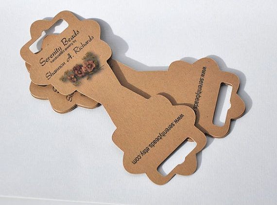 custom fold over hang tags