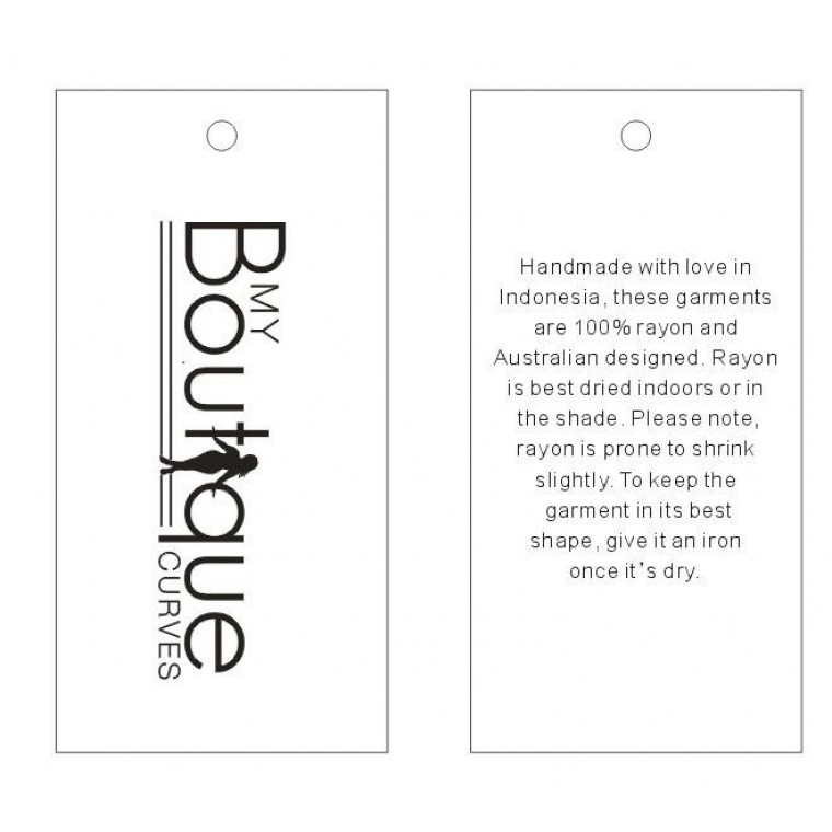 Custom Boutique Tags