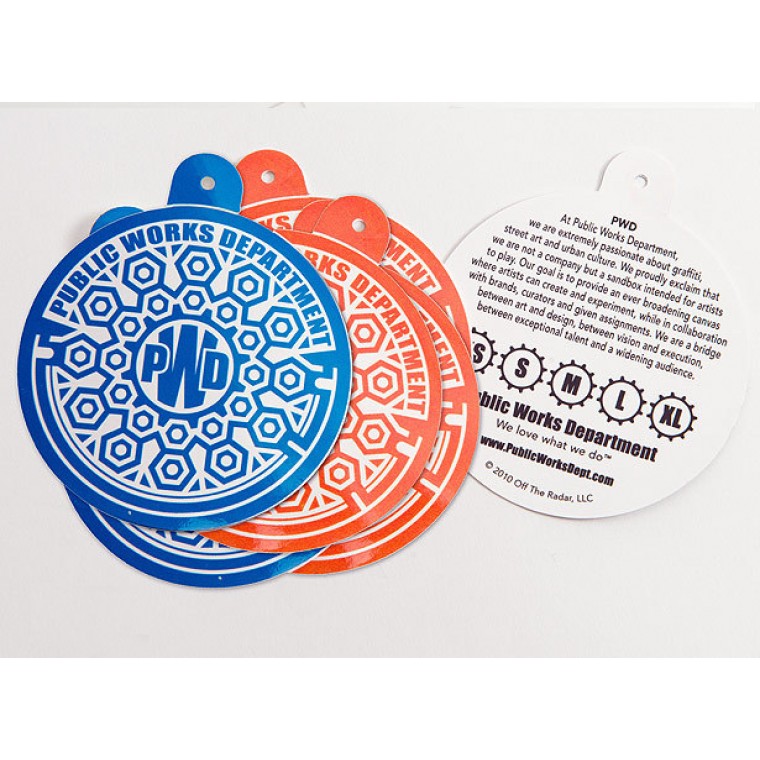 Round Clothing Hang Tags