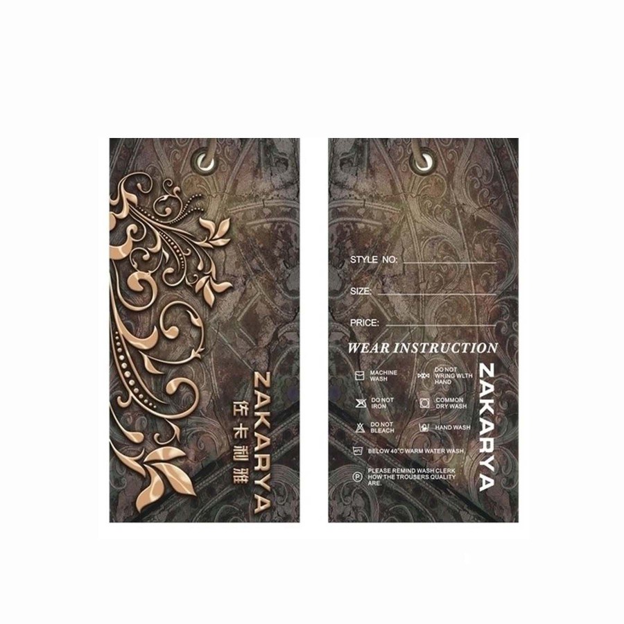 Custom Jeans Paper Hang Tags