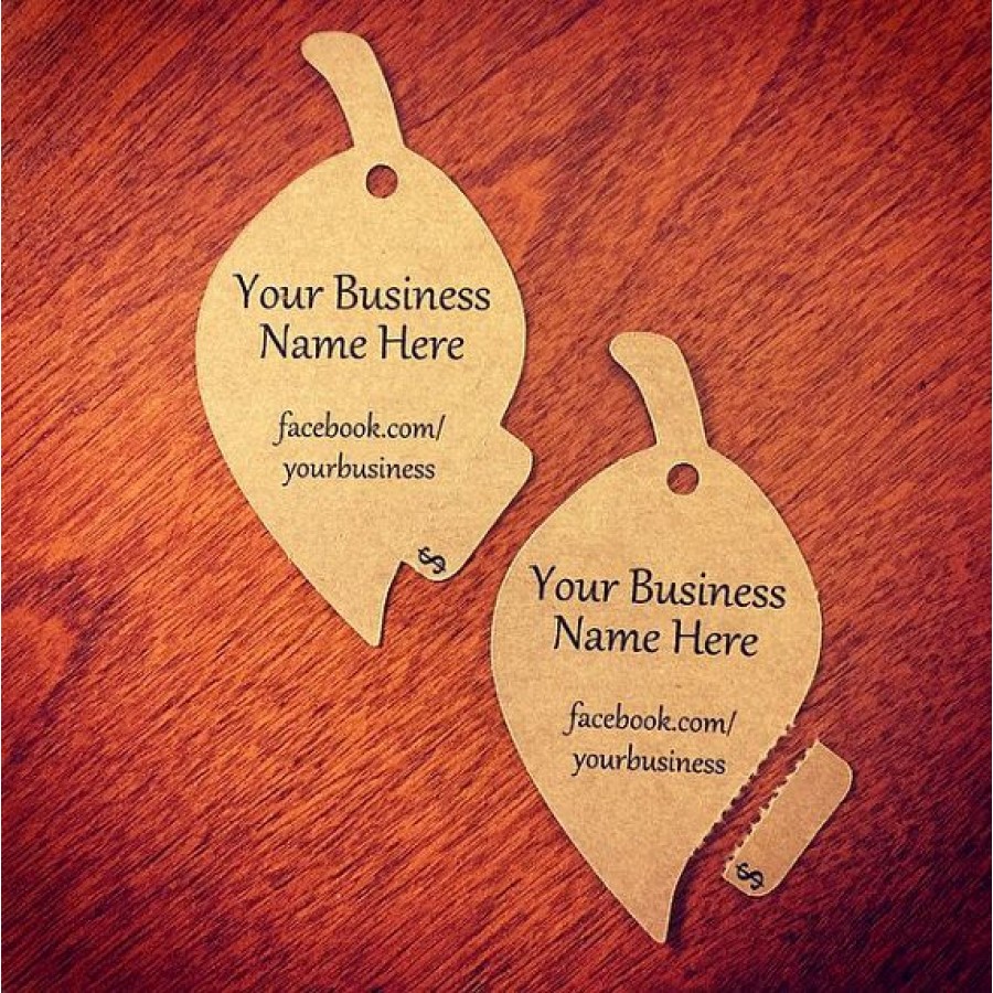 Custom Tear Off Tags