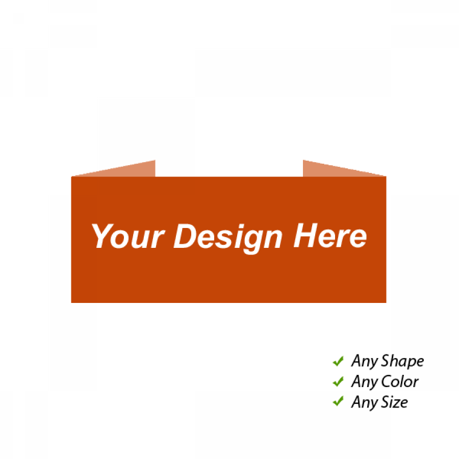 Die Cut Standard Fold Over Tags