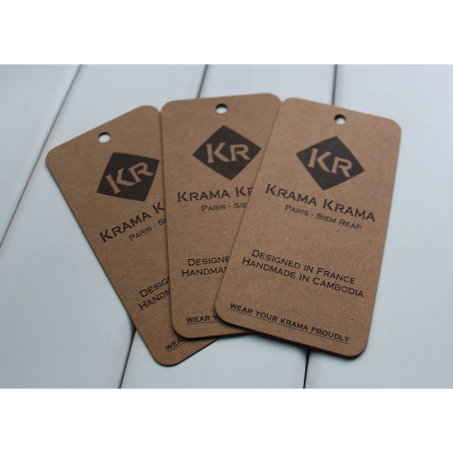 Rectangular Jeans Paper Hang Tags