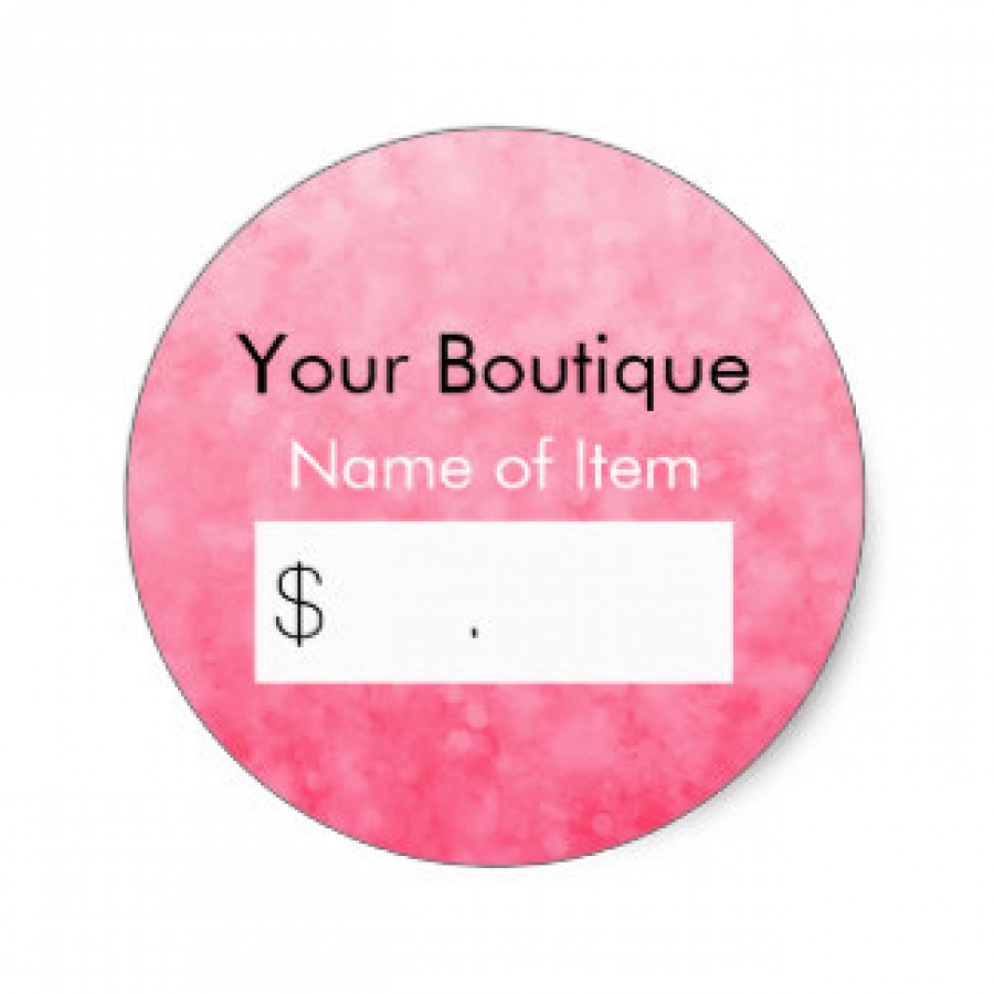 Round Retail Tags