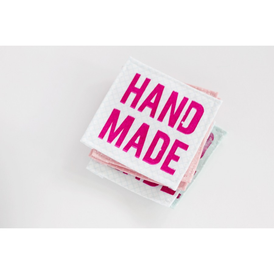Square Silkscreen Printed Hang Tags
