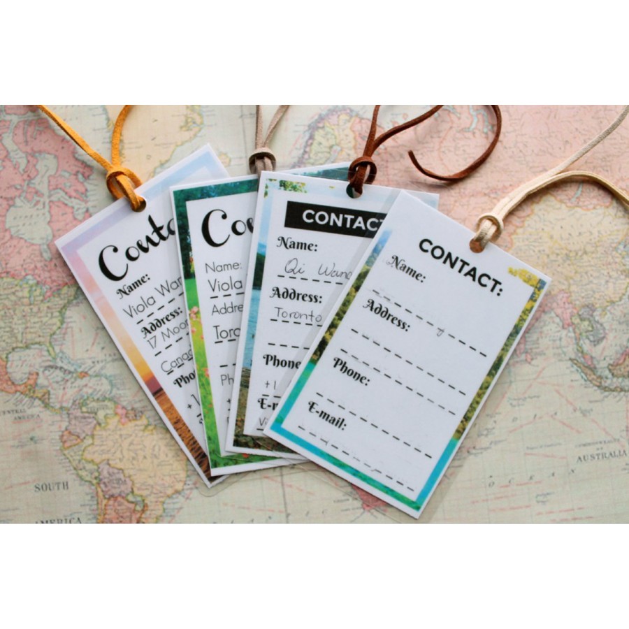 Square Plastic Hang Tags