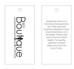 Custom Boutique Tags