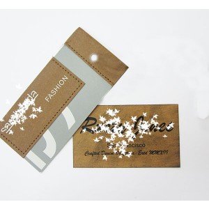 Die Cut Silkscreen Printed Hang Tags