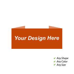 Die Cut Standard Fold Over Tags