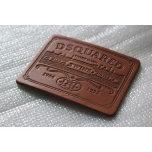 Rectangular Leather Hang Tags