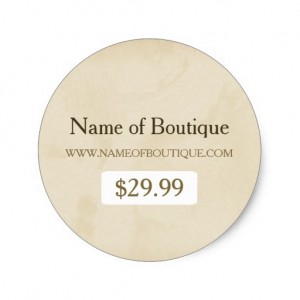 Round Boutique Tags