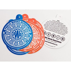 Round Clothing Hang Tags