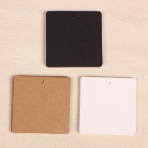 Square Waterproof PVC Hang Tags