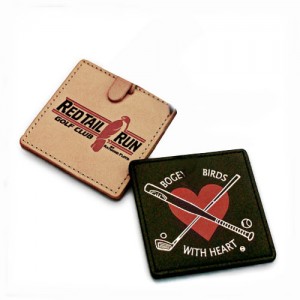 Square Leather Hang Tags