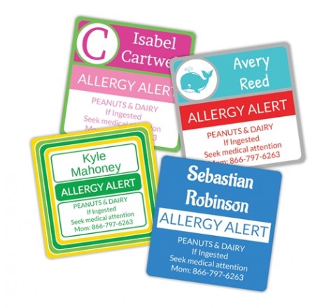 Square Bubble tags