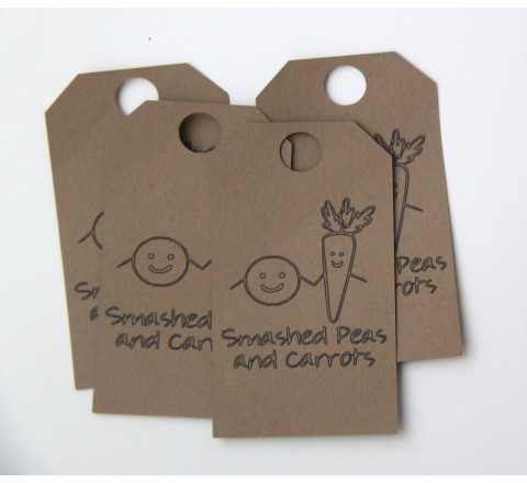 Die Cut Mini Squeeze Tags