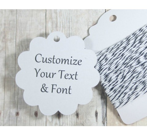 Die Cut Rounded Tags