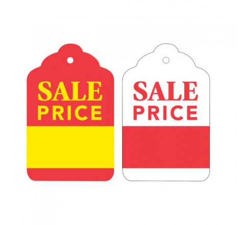 Die Cut Sale Hang Tags